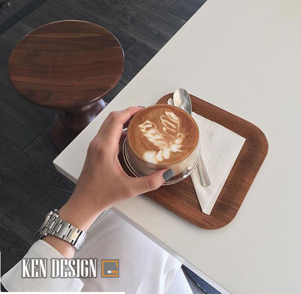 thiết kế quán cafe hiện đại 